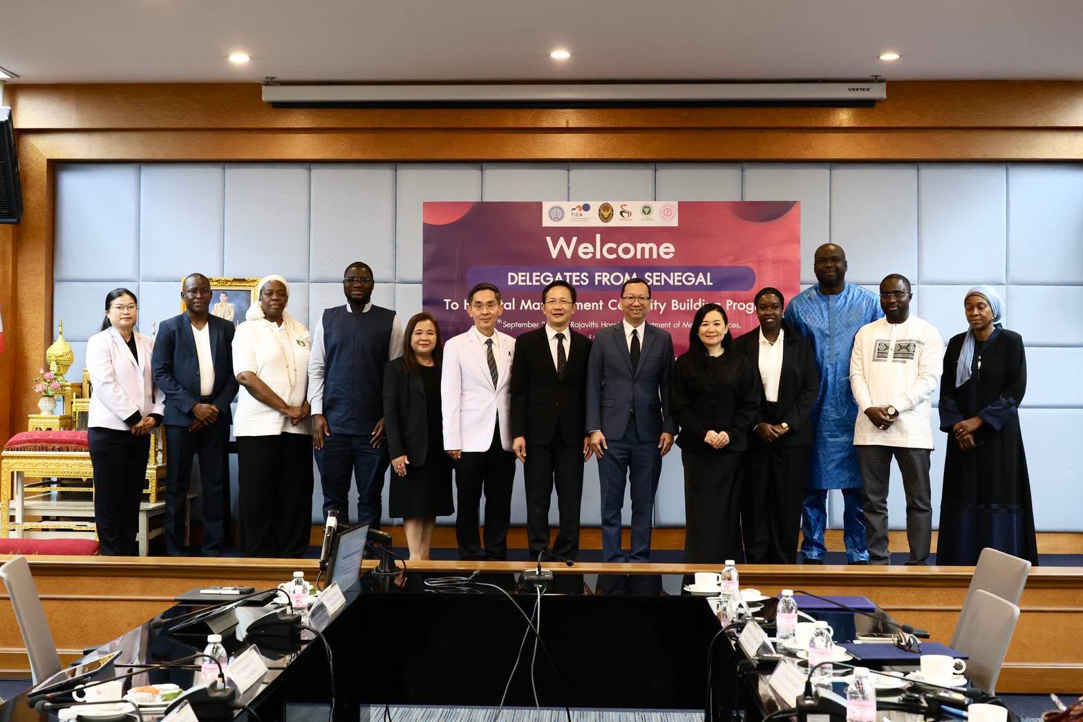 กรมการแพทย์ จัดโครงการฝึกอบรมการบริหารและดูแลโรงพยาบาล/สถานพยาบาลในประเทศเซเนกัล (Hospital Management Capacity Building in Thailand)